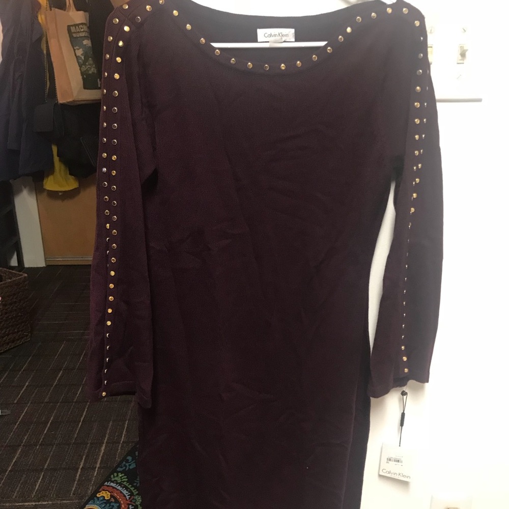 Brand new never worn Calvin Klein purple dress